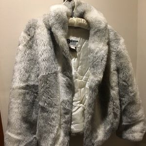 Funky faux fur jacket